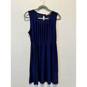 Women's Sheila Rose Cinched Waist Blue Dress Size M
